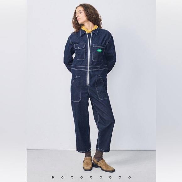 American Vintage Denim Jumpsuit. Size L